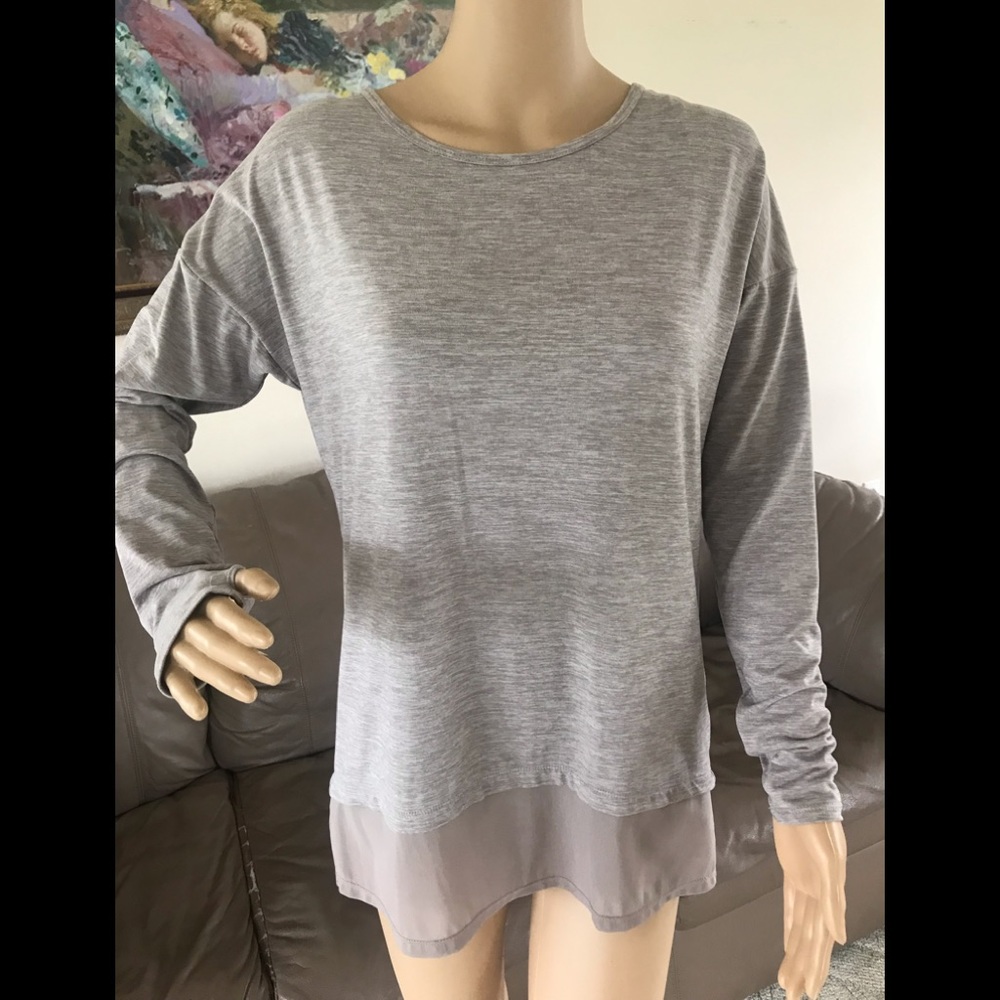 Danskin Yoga Tunic XS/S Heather Brown Never worn